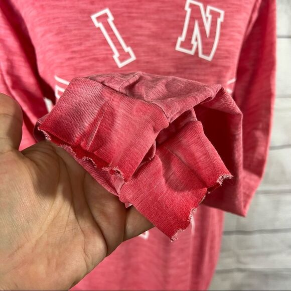 PINK by Victoria's Secret Long Sleeve Burnout Distressed Tee Size Extra Small - Picture 5 of 13